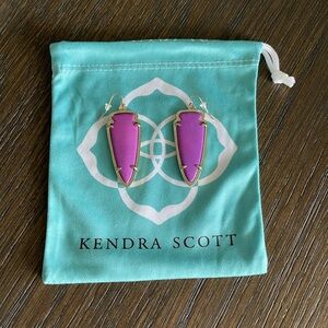 Kendra Scott purple Skylar earrings